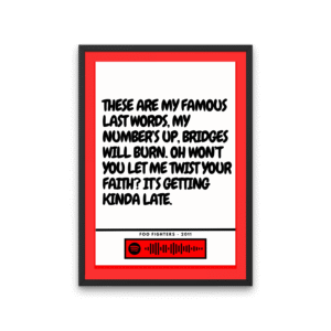 Foo Fighters - Bridge burning