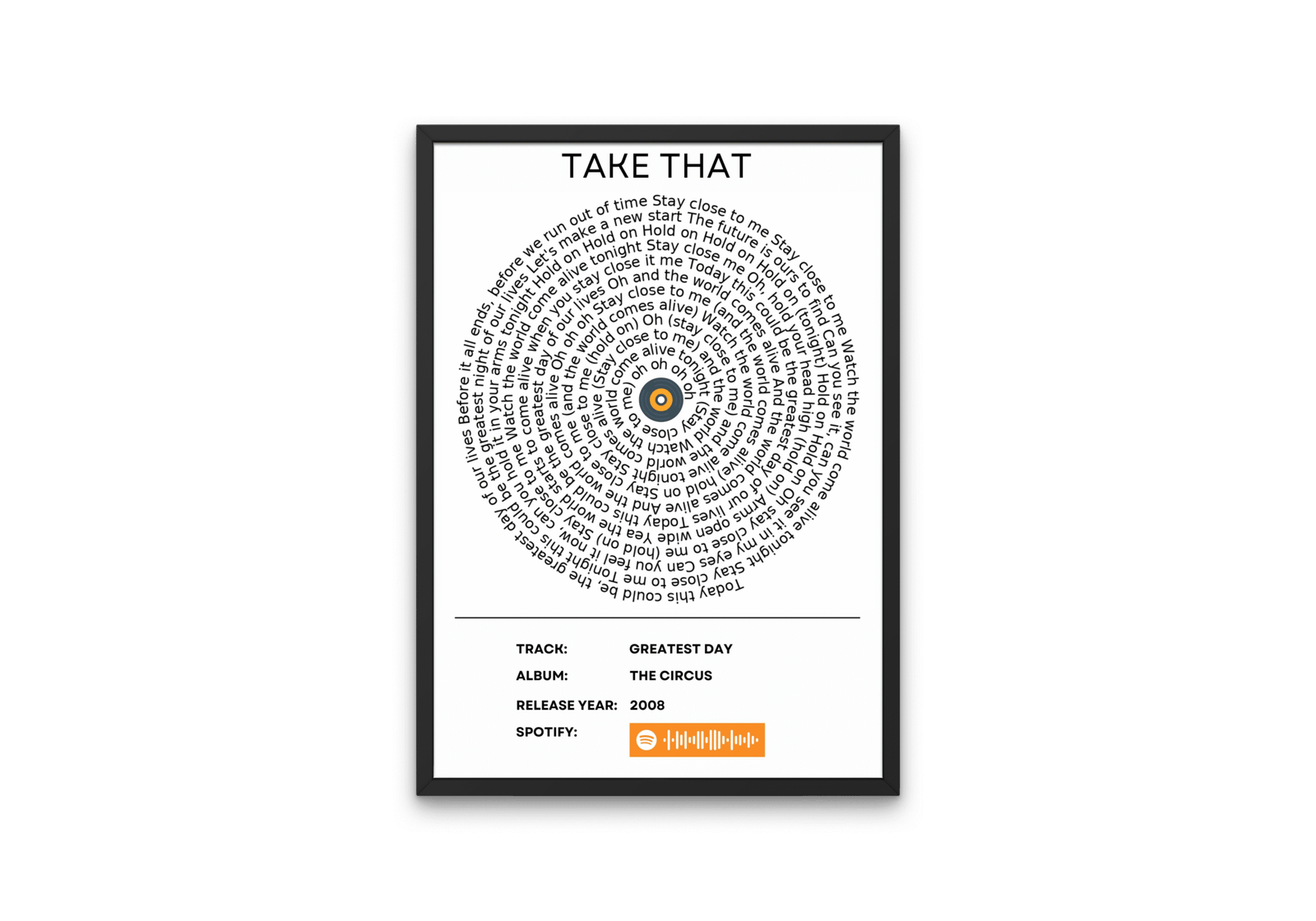 Take That - Greatest day