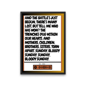 U2 - Sunday bloody sunday